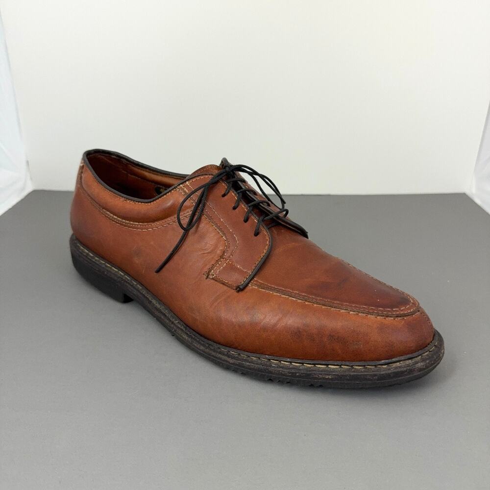 Allen Edmonds Wilbert Leather Derby Shoes Mens 11.5 3E Split Toe Made USA
